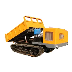 Profissional chinês diesel mini caminhão dumper de lagartas para venda