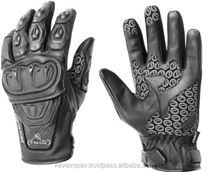 KEVEN IMPEX PRO Biker Premium Quality Cowhide Leather Unisex Full Finger Breathable Driven Racing Motorbike Long Gloves USA - Product Image 2