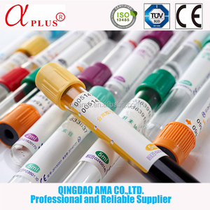 Ama Qingdao naranja 13mm coágulo aditivo tubos de vacío para extracción de sangre - Product Image 4