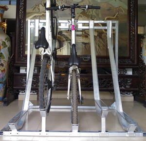 Abay — support <span class=keywords><strong>vertical</strong></span> pour vélo, support de bicyclette, double, pour stationnement et <span class=keywords><strong>garage</strong></span>, nouveau design - Product Image 2