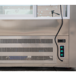 Siêu Thị Thiết Bị Chống Sương Mù Kính Công Suất Lớn Không Gian Đôi Cong Bánh Hiển Thị Trường Hợp Bakery <span class=keywords><strong>Showcase</strong></span> - Product Image 6