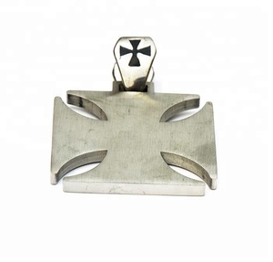 Colgante de cruz grande de acero inoxidable, joyería de fábrica, DSP <span class=keywords><strong>341</strong></span> - Product Image 3