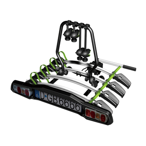 Portador <span class=keywords><strong>de</strong></span> bicicleta <span class=keywords><strong>de</strong></span> aluminio ligero fuerte con mecanismo <span class=keywords><strong>de</strong></span> palanca <span class=keywords><strong>de</strong></span> bloqueo compatible con 4 bicicletas desmontables con <span class=keywords><strong>cuello</strong></span> <span class=keywords><strong>de</strong></span> <span class=keywords><strong>cisne</strong></span> <span class=keywords><strong>de</strong></span> <span class=keywords><strong>bola</strong></span> <span class=keywords><strong>de</strong></span> remolque <span class=keywords><strong>de</strong></span> 2 "50mm - Product Image 1