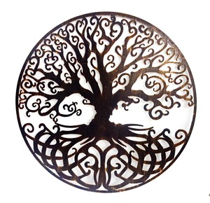 Decorazione da Parete in Metallo Tagliato al Laser, <span class=keywords><strong>Albero</strong></span> della Vita - Product Image 3