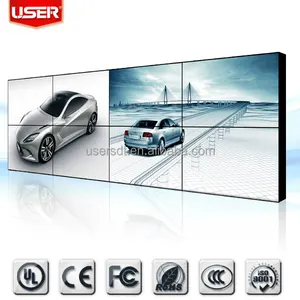 Dinding Video LCD 40 Inci DID-Monunted Bezel Tipis LCD Video Dinding untuk Tampilan Iklan, Layar Lcd Iklan Besar