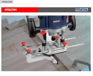 Makita — table en bois, routeur électrique <span class=keywords><strong>de</strong></span> 1200w, 8mm, pour béton et bois, ER003 - Product Image 3