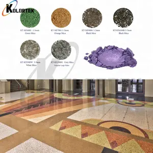 Epoxy Sàn Mica Flakes Hiệu Ứng Kim Loại Epoxy Sàn Sắc Tố Màu Sắc Mảnh