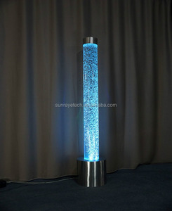 Tube à bulles LED sur pied <span class=keywords><strong>de</strong></span> 180 cm <span class=keywords><strong>de</strong></span> haut et 15 cm <span class=keywords><strong>de</strong></span> diamètre avec <span class=keywords><strong>aquarium</strong></span> pour bureau, hôtel, restaurant, spectacle, événement - Product Image 1