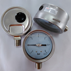 เกจวัดความดันสุญญากาศผสมสแตนเลสทั้งหมด100มม - Product Image 1