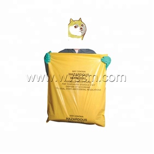 Hospital de riesgo biológico bolsas de residuos compostables Eco amigable - Product Image 2