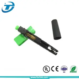 Customized FTTH SC FC LC ST Fast Field Installable Connector, Fusion Splice-on Connector SC / APC