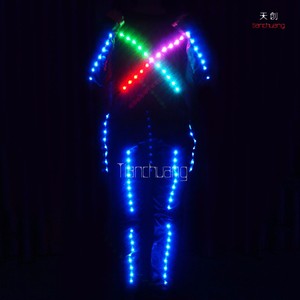 Nuevo Mono con Luces LED Reactivas al Sonido 2025, Ropa Zep, Baile Tron - Product Image 4