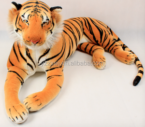 Campione gratuito <span class=keywords><strong>peluche</strong></span> <span class=keywords><strong>tigre</strong></span> realistico <span class=keywords><strong>peluche</strong></span> animale <span class=keywords><strong>tigre</strong></span> marrone farcito giocattolo gaint farcito morbido <span class=keywords><strong>tigre</strong></span> giocattoli - Product Image 4