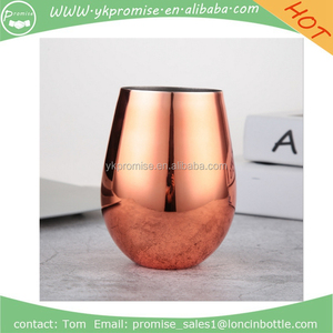 <span class=keywords><strong>Verre</strong></span> à vin en acier inoxydable 17oz, chope à mur simple, tasse à vin en cuivre pour mulet de moscou de noël - Product Image 6