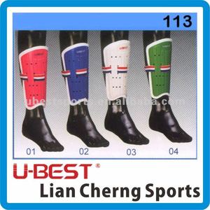 U-BEST 113 Espinilleras de Fútbol para Niños de Poliéster - Tallas XS~L Multicolor TW - Product Image 5