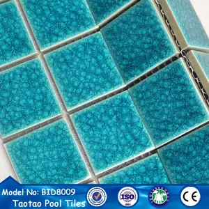 fancy designs for luxury hotel swimming pool ice crack mosaics