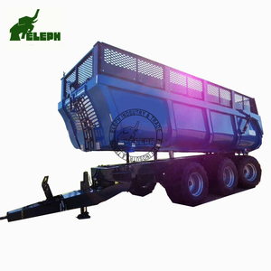 Pertanian 20 Ton Multi As Roda Pemuat Tebu Drawbar Dump Trailer - Product Image 5