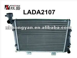 LADA — radiateur en aluminium, 2107 LADA, avec réservoir en plastique, pour voiture