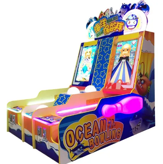 Best Selling Indoor Sport Amusement Muntautomaten Arcade Oceaan Bowling Sport Game Machines Voor Verkoop