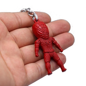 批发蜘蛛侠钥匙扣锌合金金属3D搪瓷钥匙扣 - Product Image 4