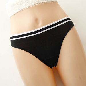 Slip a Perizoma in Cotone per Donna con Elastico in Vita Stile Sportivo - Product Image 2