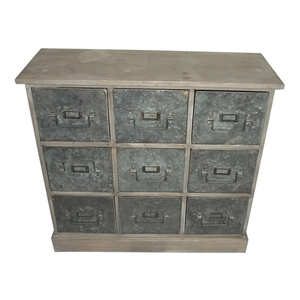 Decorative Storage Cabinet Drawer Free Standing Wood Living Room Furniture Antique Solid Wood French Farmhouse LUCKYWIND