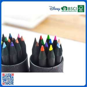 2016 en gros 3.5 pouces 12 couleurs noir boisé avec <span class=keywords><strong>taille</strong></span>-<span class=keywords><strong>crayon</strong></span> set - Product Image 5