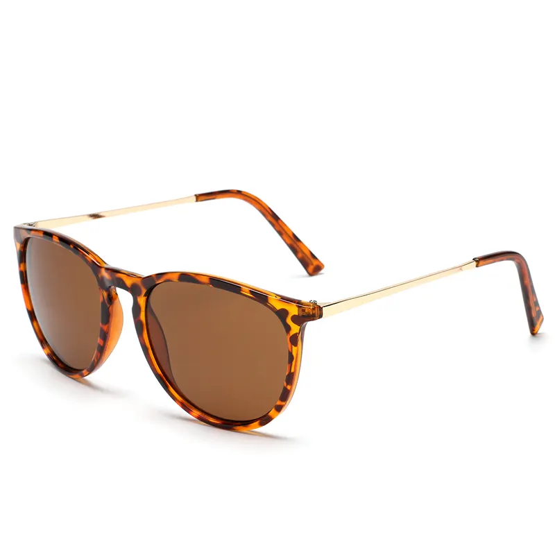 Hot Selling Custom Logo sunglasses Classical Club Style Plastic+Metal Frame Polarized Lens Eye Glasses Sun Shades