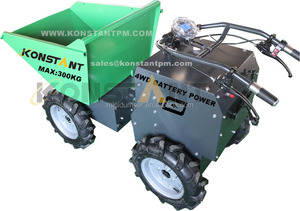 Électrique Brouette De Puissance Mini Dumper KT-MD300EN avec 4WD Facile Turing - Product Image 2