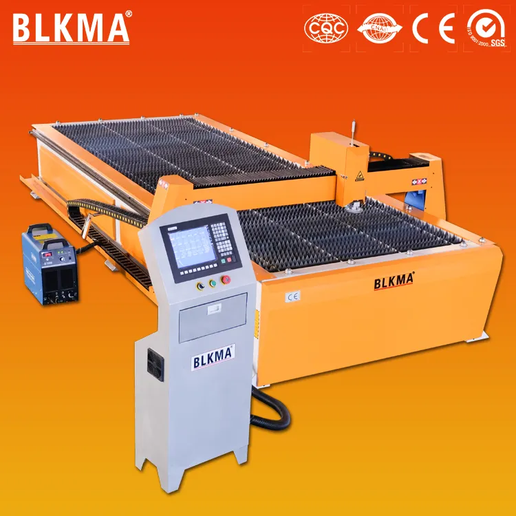 China BLKMA HVAC duct cnc plasma cutting machine price for carbon steel plate