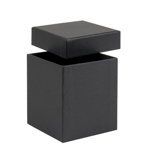 Pack de bougies carrées et noires, couvercle <span class=keywords><strong>à</strong></span> la mode, personnalisé, boîte-cadeau de luxe, emballage pour bougies - Product Image 2