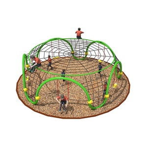 Agujero de perforación Ftness equipos de escalada neto marcos para las escuelas, parque de atracciones los niños de los niños juegos infantiles al aire libre 5-8 niños - Product Image 4