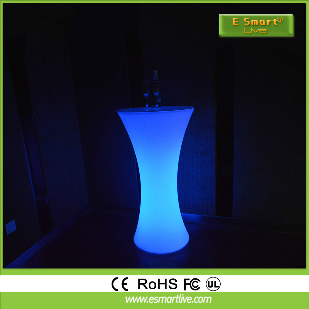 LED éclairage haute cocktail bar table pour la partie de l'événement KTV discothèque/high top tables de cocktail