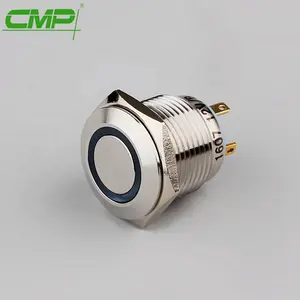 Thường Mở Mạch 24V Dc Spst Push Chiếu Sáng Nút Switch