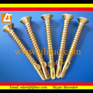 Din7982 phillips à tête fraisée zingué autoperceuse/<span class=keywords><strong>vis</strong></span> taraudeuse, fenêtre <span class=keywords><strong>vis</strong></span> avec des ailes - Product Image 1