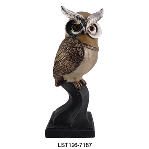 Wholesale Home Decor <strong>Owl</strong> <strong>Ornaments</strong> Cute Resin <strong>Owl</strong> Statue Crafts Home Desktop Living Room Decoration - Product Image 2