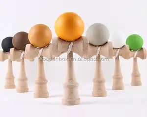 Sticky kendama with rubber paint tama for wholesale