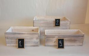 Scatola in Legno per <span class=keywords><strong>Piante</strong></span> Succulente, Centrotavola Floreale per Matrimoni, Vaso Rustico, Scatole in Legno per Decorazioni Nuziali - Product Image 3