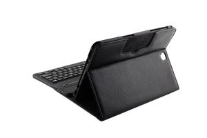 9.7 Inch Dây <span class=keywords><strong>Bluetooth</strong></span> <span class=keywords><strong>Keyboard</strong></span> Với PU Leather Folio Trường Hợp Che Đối Với Samsung Tab <span class=keywords><strong>S3</strong></span> T820 - Product Image 3