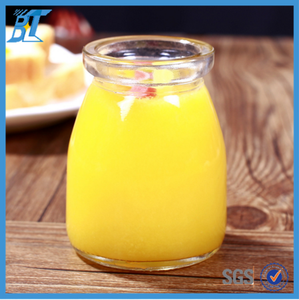 <span class=keywords><strong>100</strong></span> <span class=keywords><strong>ml</strong></span> 150 <span class=keywords><strong>ml</strong></span> 200 <span class=keywords><strong>ml</strong></span> grasso chiaro bicchiere di latte yogurt budino vaso con tappo in legno o coperchio di <span class=keywords><strong>plastica</strong></span> - Product Image 3