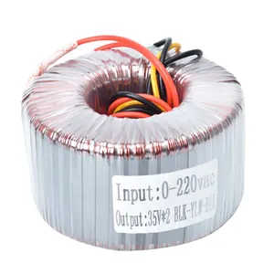 Cáp Đồng 200VA 700va Toroid Biến Áp Âm Thanh Phù Hợp Với Một Pha Bước Lên 150V Đến 400V Vòng Biến Áp Điện