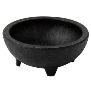 NSF elencato di alta qualità 4 gambe Messicano Molcajete Ciotola di Stile Che Serve di Plastica Salsa Ciotola 4oz/10oz/56oz