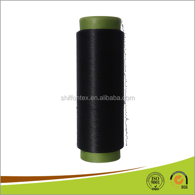 Spandex Polyester Teint Simples Couverts Fil Pour Machine À Tricoter Utiliser