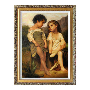 Peint à la main célèbre peinture ancienne reproduction par William <span class=keywords><strong>Adolphe</strong></span> Bouguereau - Product Image 1