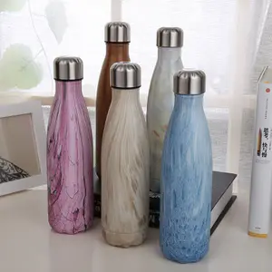 Libre de BPA y grado alimenticio de doble pared con aislamiento deportes botellas de agua