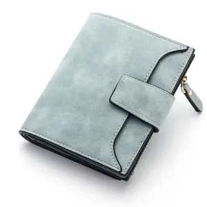 Baellerry 2022新款漂亮手定制女式短款钱包零钱包，女式卡座盒零钱包