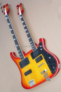 Weifang Rebon de doble cuello Ricken guitarra eléctrica en cherry <span class=keywords><strong>sunburst</strong></span> color - Product Image 2