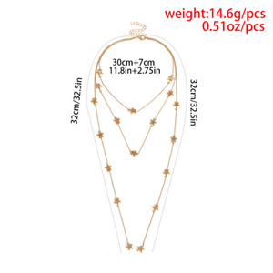 Collana con Catena a Stella in Rame all'Ingrosso per Ragazze - Product Image 6