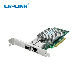 PCIe x8单SFP + 端口及单一RJ45端口和光纤媒体转换器三合一组合功能10G以太网网卡