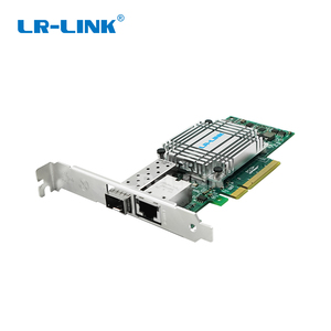 PCIe x8 solo SFP + puerto y único puerto RJ45 y convertidor de medios de fibra Función de combinación tres en uno 10G tarjetas de red Ethernet - Product Image 1